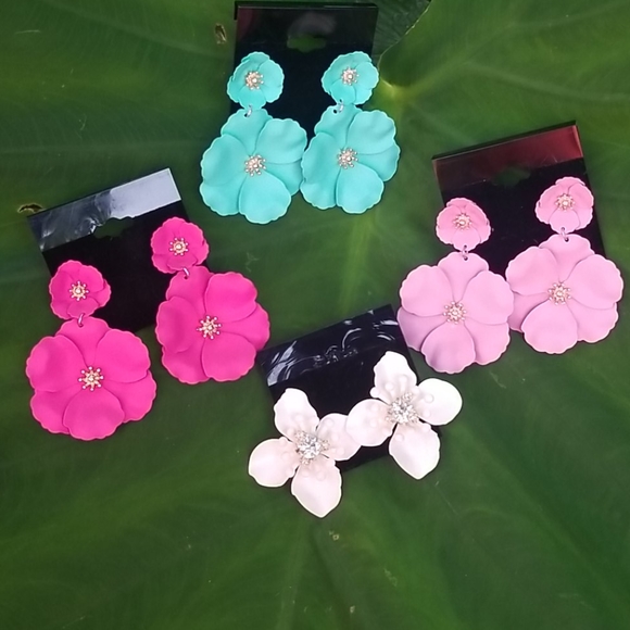 Summer fun colorful earrings - Picture 2 of 2